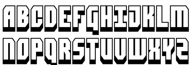 Blockt 字体 大写