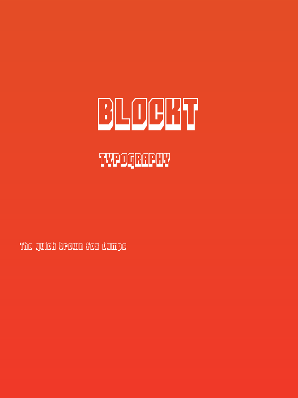 Blockt Poster