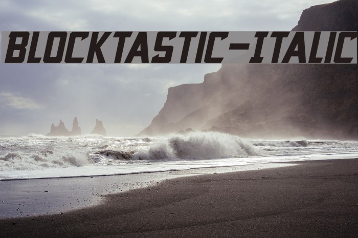 Blocktastic-Italic Example 1