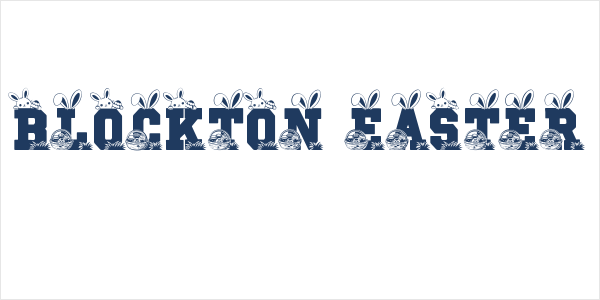 Blockton Easter Logo