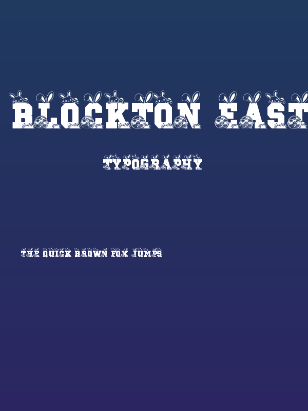 Blockton Easter Poster
