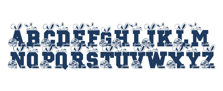 Blockton Easter Lowercase