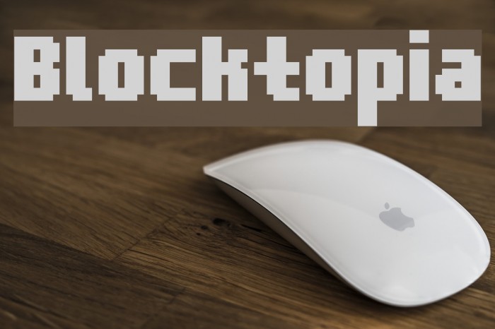 Blocktopia Font examples