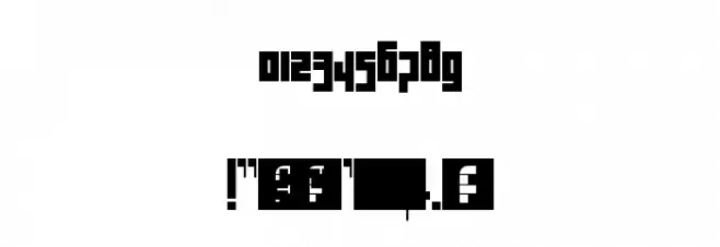 Blocktur Regular Font OTHER CHARS