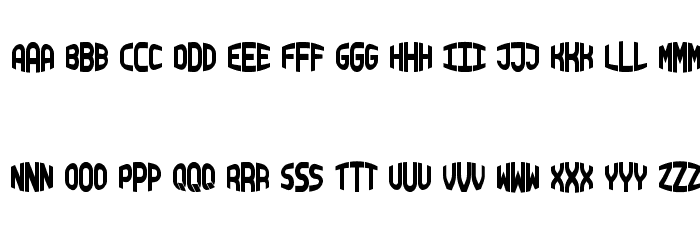 Blocky Monogram Regular Font OTHER CHARS