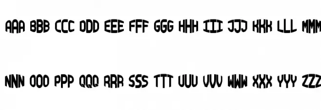 Blocky Monogram Regular Fuentes MAYÚSCULAS