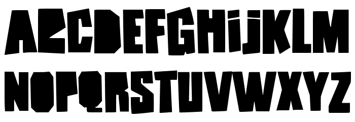 Blocky Notes Font LOWERCASE