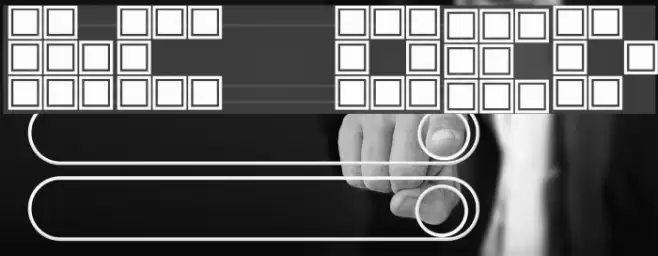 Blocky Outlined Polices examples