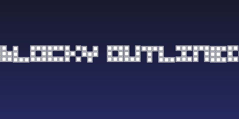 Blocky Outlined Social Header