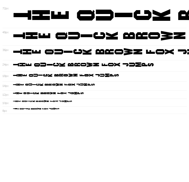 Blocky Sideways Waterfall