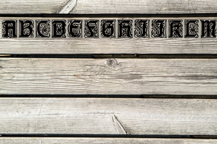 BlockyGothic Font examples