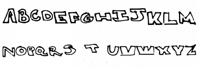 Blocky_Letters Fonte MAIÚSCULAS