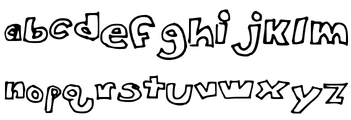 Blocky_Letters Font LOWERCASE