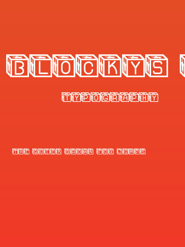 Blockys St Poster
