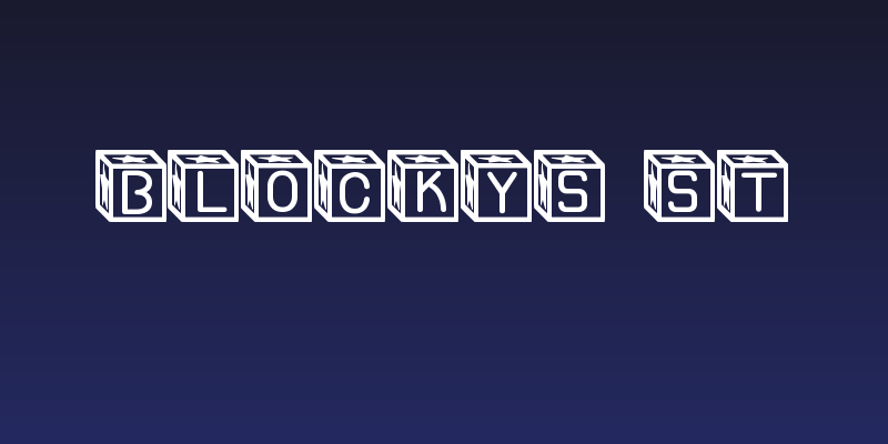 Blockys St Social Header