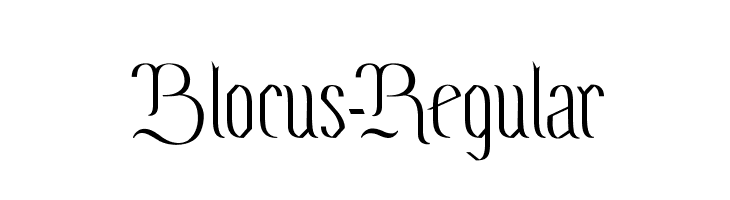 Blocus-Regular  免费字体下载