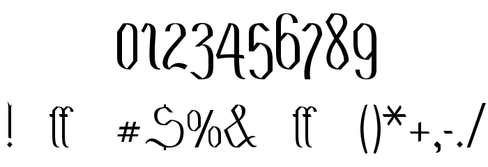 Blocus-Regular Font OTHER CHARS