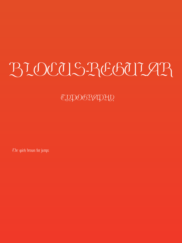 Blocus-Regular Poster