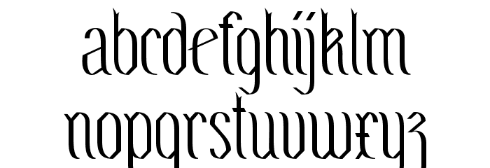 Blocus-Regular Font LOWERCASE