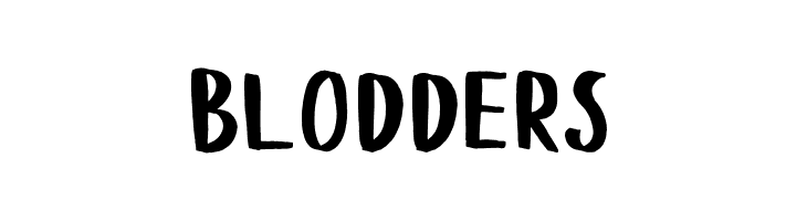 Blodders  नि: शुल्क फ़ॉन्ट्स डाउनलोड