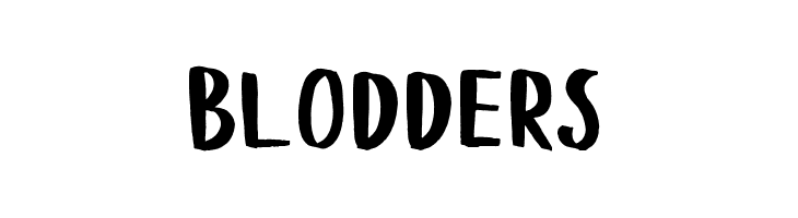 Blodders  font caratteri gratis
