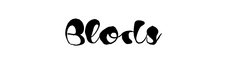 Blods  免费字体下载