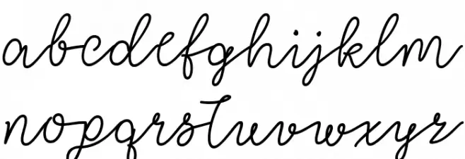 Blodwen Regular Polices MINUSCULES