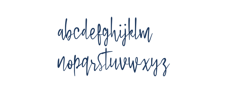 Bloem Garden Lowercase