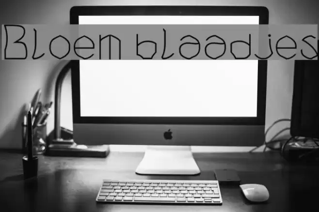 Bloem blaadjes Fonte examples