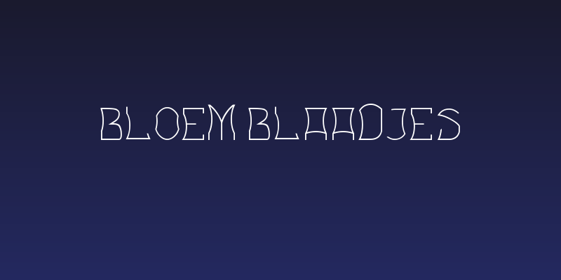 Bloem blaadjes Social Header
