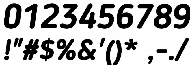 Blogger Sans Bold Italic Font OTHER CHARS