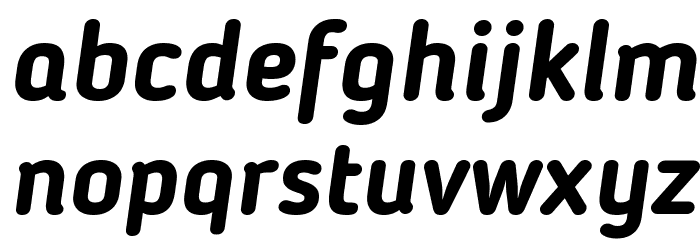 Blogger Sans Bold Italic Font LOWERCASE