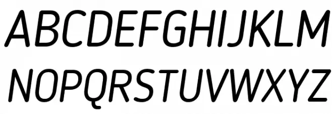 Blogger Sans Italic Polices MAJUSCULES