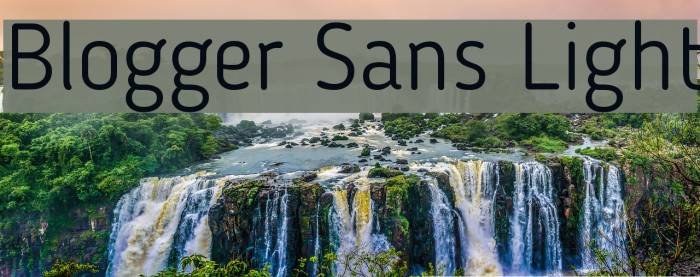 Blogger Sans Light Font examples