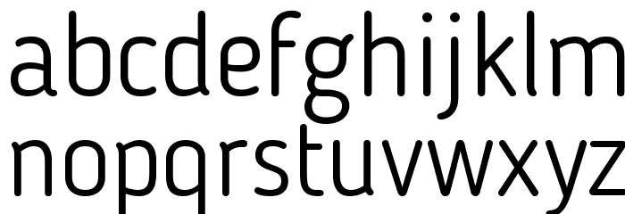 Blogger Sans Light Font LOWERCASE
