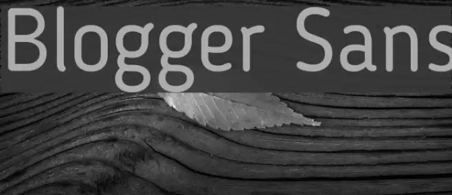 Blogger Sans Fonte examples