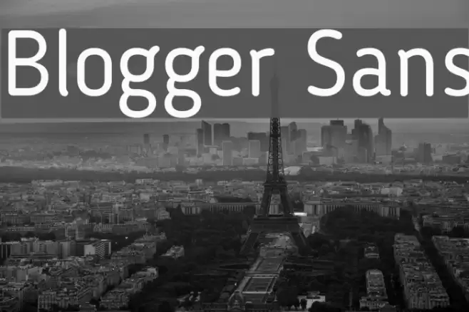 Blogger Sans Fonte examples