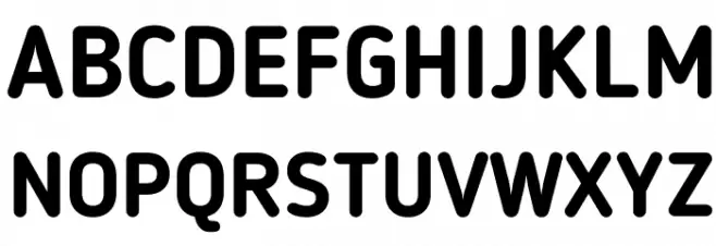 BloggerSans-Bold Schriftart Groß