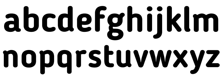 BloggerSans-Bold Font LOWERCASE