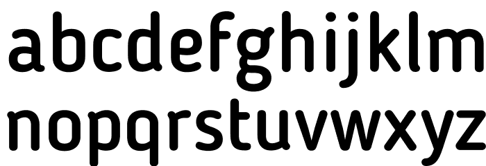 BloggerSans-Medium Font LOWERCASE