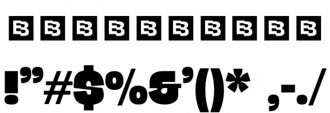 BloghTrial-Regular Font OTHER CHARS