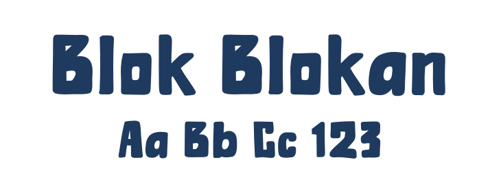 Blok Blokan Font Preview