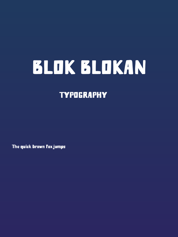 Blok Blokan Poster