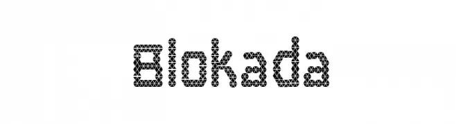 Blokada  Frei Schriftart Herunterladen