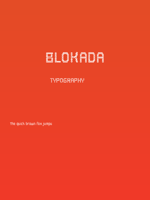 Blokada Poster