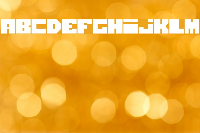 Blokhed Font examples
