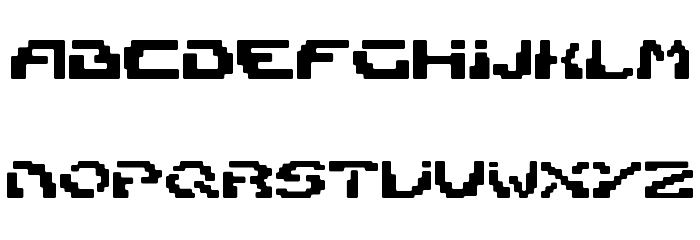 Blokk Font LOWERCASE