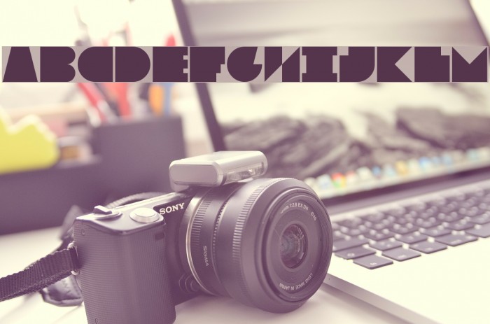 Blokked Font examples