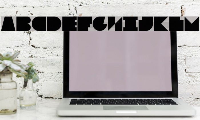 Blokked Font examples