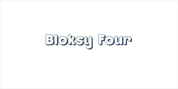 Bloksy Four Logo